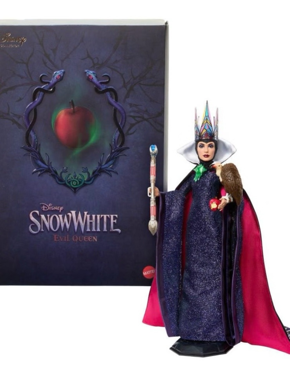 Mattel Disney Collector Evil Queen Collectible Fashion Doll in Signature Clothin